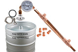 2" Tri Clamp Beer Keg Copper Pot Still - DIY Kit - Vodka Rum Gin Spirit Maker Model