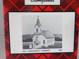 COMMUNITY CHURCH HO  SCALE   BY CAMPBELL ,KIT #359  PO KIT NOS Model