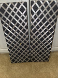 Two Quilted Fabric Bulletin /Picture Boards Model