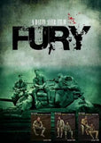 1/35 Resin Figure Fury Tank Crew Soldiers Ww2 Us 5 Figures Unassembled Unpainted Model
