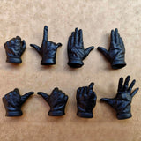 1/6 Black hands model for 12" female Soldier Model Model