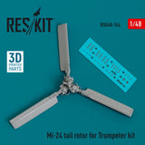 Mi-24 tail rotor for Trumpeter kit 1:48 ResKit RSU48-0144 for Plastic Model Kit Model