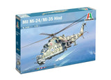 Italeri 1432 1/72 Scale Model Helicopter Kit Mil Mi-24 Hind / Mi-35 / Mi-24VP Model