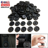 Universal Fit Safety Belt Stopper Kit, Plastic Snap-on Safety Belt Button Stop Model