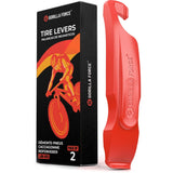 Gorilla Force Bike Tire Levers Set of 2, Easy-to-Use 2 Pack - Lava Red Model