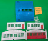 Plasticville Airport Hangar Model Railroad Building Kit O / O-27 Scale NO BOX Model