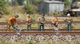 Rail Welder Grinding Rail Joint 1:87 & 1:64 Scale Scale Model Display Figures Model