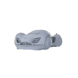 MRY-SFW 1/160 Cartoon Lychee Car White Model Kit for Diorama Scene Decoration Model