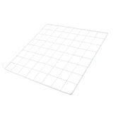 Iron Wire Grid Panel Board Photo Display Holder Hanging Frame White 14"x14" Model