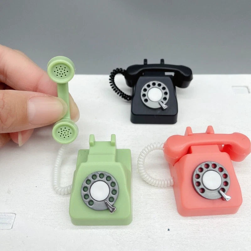 1/6 Scale Desk Phone Model Plastic For 12" Figure Scene Accessories gift model Model