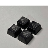 Heart-shaped Transparent ABS Keycaps for Mechanical Keyboards ¨C OEM R4 Model
