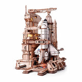 Space Shuttle 3D Wooden Puzzle Mechanical Model Toy Building Toys Kids Gift Model