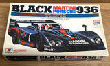 New Mitsuwa Grand Prix 1:24 Black Porsche 936 Martini Motorized Model Kit #651 Model