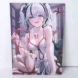 Camellya Double Sided Waifu Card Anime Girl Wall Art Oversized Board A4 Model