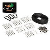 RIG'EM RIGHT WATERFOWL DIY DECOY ANCHOR SYSTEM KIT 3 DOZEN CLIPS LINES CRIMPS Model