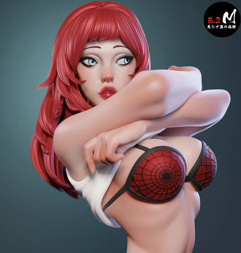 Mary Jane Style Marvel Unpainted Resin Garage Model Kit (1/6-1/12) Model