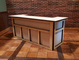 Dollhouse Pub Bar DIY KIT Wood Large Tudor or Irish 1:12 Scale Miniature Model