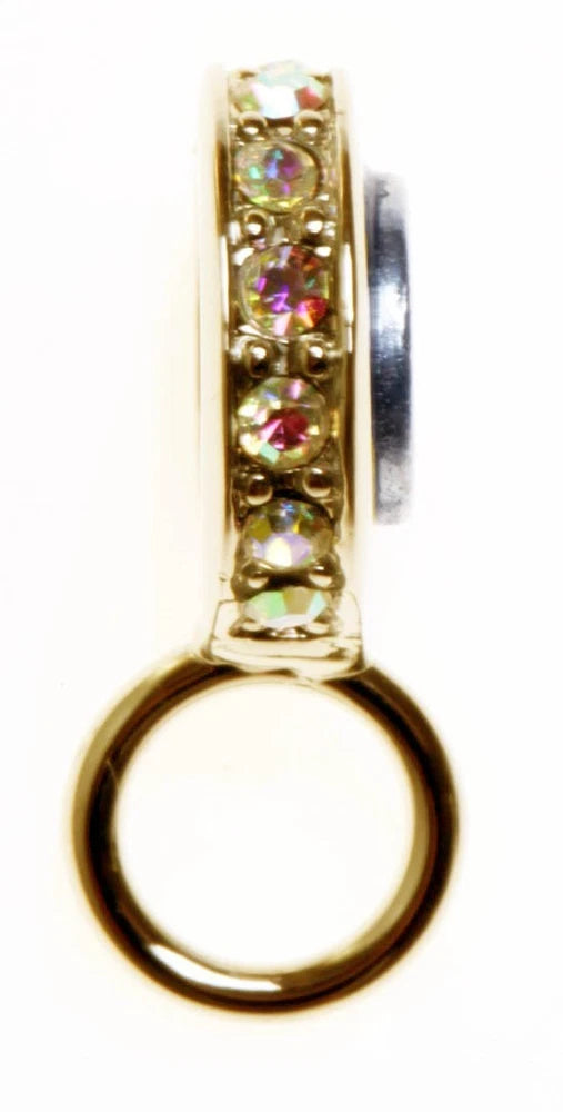 KIRKS FOLLY  CHARM HOLDER TO USE WITH THE MAGNETIC NECKLACES  GOLDTONE Charms