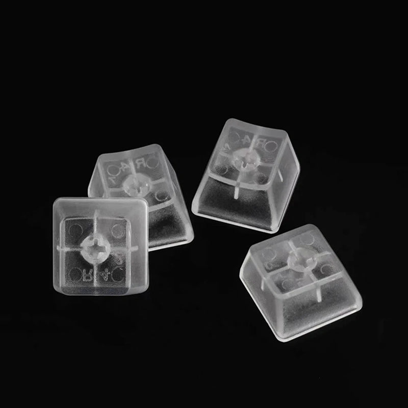 1 Set ABS Full Transparent Backlit Keycaps Replacement For Mechanical Keyboard Model