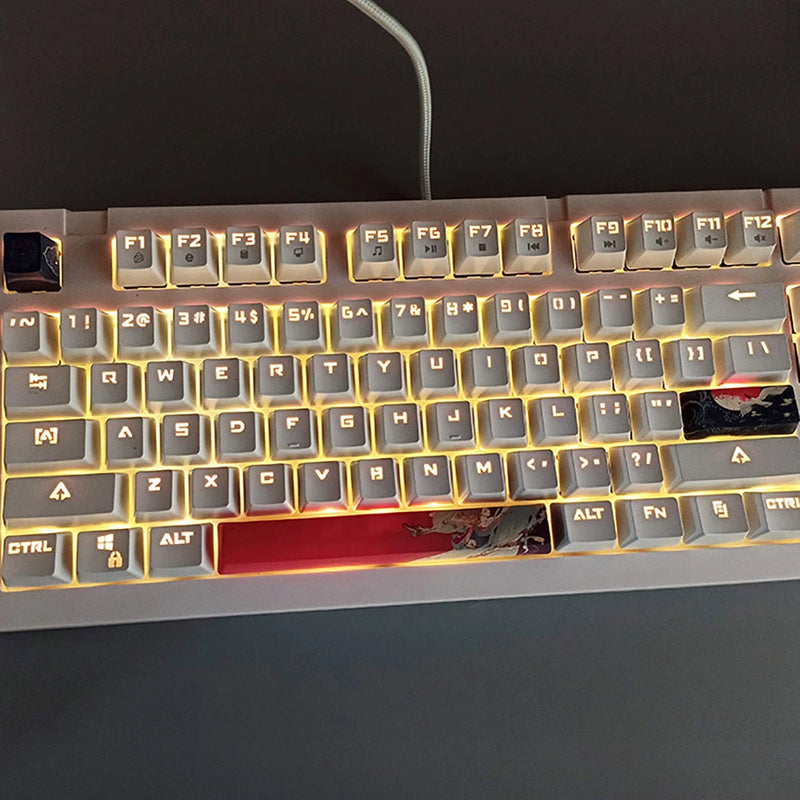 PBT Personalize Keycap Space ESC Enter for Cross Axis Mechanical Keyboards Part Model