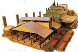 The N Scale Architect 10054 N Scale C & H Brick & Block Company -- Laser-Cut Kit Model