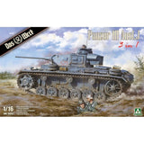 DAS WERK #16002 1/16 Panzer III Ausf. J 3in1 Model