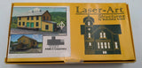 Branchline Trains 580 S Scale Laser-Art Structures Creamery Building Kit Model