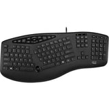 Adesso TruForm Media 160 - Ergonomic Desktop Keyboard (akb-160ub) (akb160ub) Model