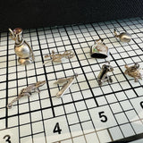 Vintage LOT OF 12 STERLING SILVER MOVEABLE Charms Charms
