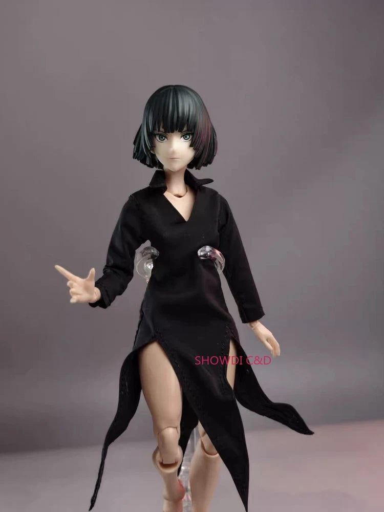 1/12 Custom Female Wired Long Dress For 6'' Romankey Action Figure (No Figure) Model