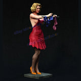 Pin-Up Washing Clothes Woman 1/4 Scale Unpainted Model Kit Unassembled 3D Print Model