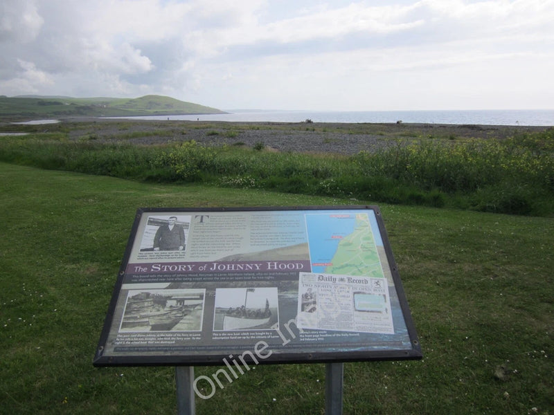 Photo 6x4 Johnny Hood Ballantrae Information board on Johnny Hood who spe c2011 Model