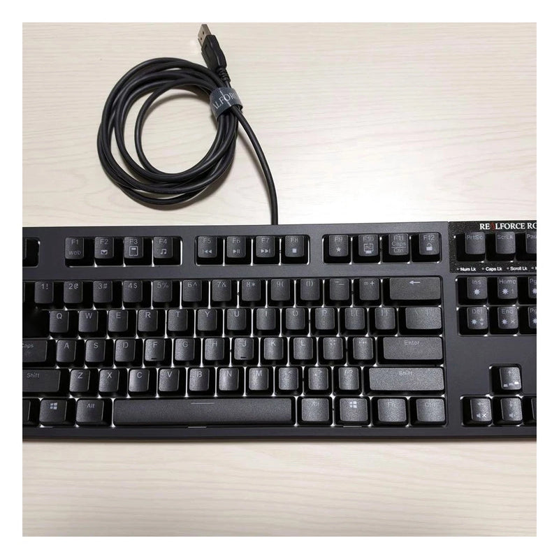 Topre REALFORCE RGB R2TLA-US4G-BK Mechanical Keyboard Tenkeyless 45g USED Model