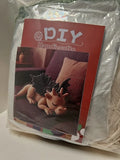 DIY Crochet Dragon Kit #CH0037-1 Green & White Yard, Needle, Stuffing New In Box Model