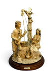 Giuseppe Armani Florence Belcari Figurine Romantic Well Scene 12" Statue Model