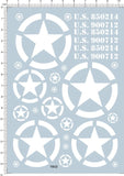 U.S Army star U.S.850214 900712 Model kit Water Decal Model