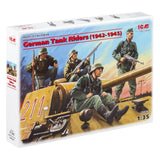 ICM 35634 Plastic model kit figures Scale 1:35 German tank riders, (1942-1945) Model