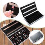 1/64 1/87 Miniature Figure Box Figurine Carrying Case Impact Resistant 36 Slot Model