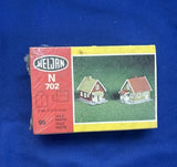 [T-N] HELJAN N SCALE BUILDING KIT # 702 2 COTTAGES BOXED, FACTORY SEALED Model