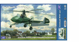 Doblhoff WNF 342 German WW II. Plastic model helicopter. Scale 1/48 AMP 48-008 Model