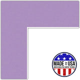 ArtToFrames Custom Pink Lavender Mist Picture Photo Frame Mat Matting Board Model