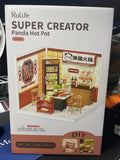 Rolife Super Creator Panda Hot Pot with LED DIY Kit Brand New - US Seller Model