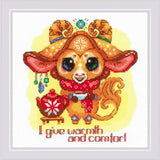 Riolis counted cross stitch kit "Good Souls. Twinkle" 20x20cm DIY Model